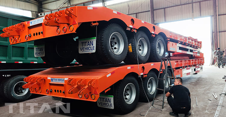 lowbed semi trialer