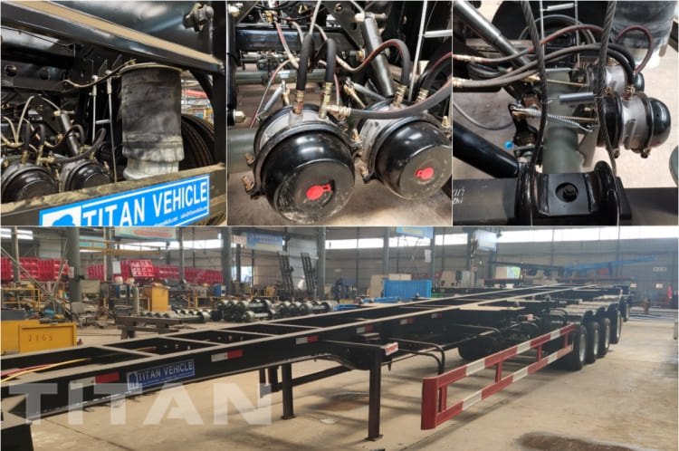 4 Axle 53 Ft Container Trailer Chassis for Sale in  Philippines