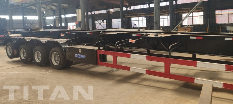 Deatails about 4 axle 53 ft container trailer chassis for sale
