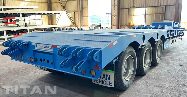 80T 3 Axle Step Deck Trailer for Sale Near Me in East Tomor