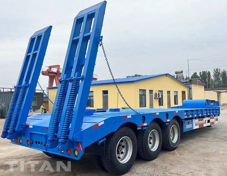 80T 3 Axle Step Deck Trailer for Sale Near Me in East Tomor