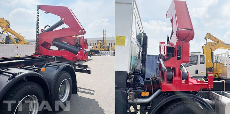 37 Ton 40Ft Sidelifter Crane Trailer will be sent to Tanzania