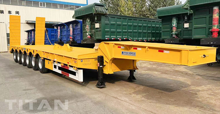100T 6 Axle Heavy Haul Trailers for Sale Manufacturers in Kenya