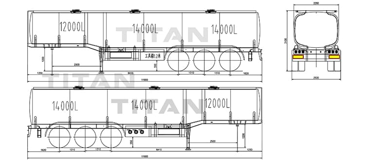 40000Ltrs Tanker Monoblock Trailer for Sale in Nigeria