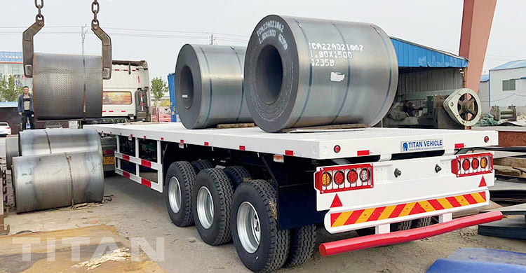 40Ft Flatbed Tri Axle Trailer for Sale in Sierra Leone