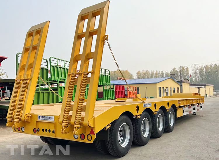 4 Axle 100T Lowbed for Sale in United Arab Emirates