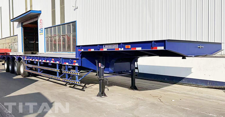 4 Axle Extendable Drop Steck Trailer for Sale in Vietnam 