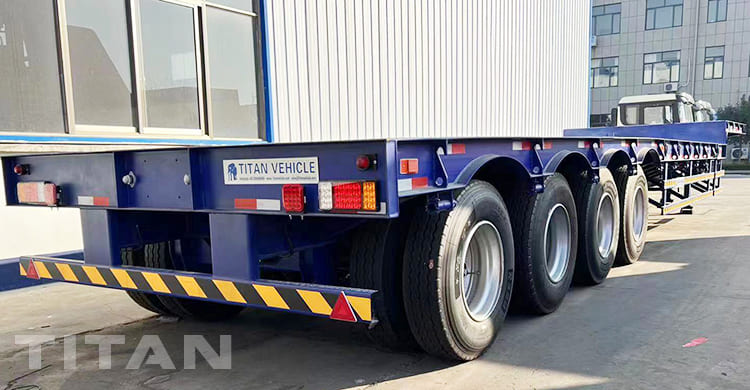 4 Axle Extendable Drop Steck Trailer for Sale in Vietnam 