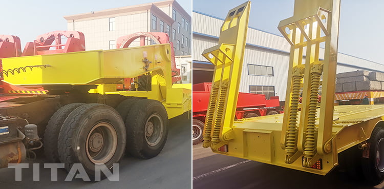 3 Axle Hydraulic Gooseneck Trailer with Ladders for Sale in Guyana