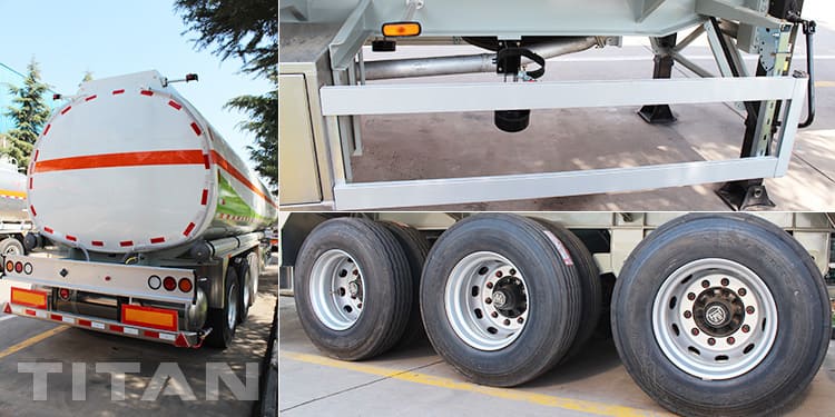 3 Axle 40000 Liters Petrol Tanker Trailer for Sale in Cote d'Ivoire