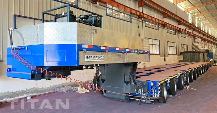 Multi Axle Modular Trailer is ready to ship to Philippines