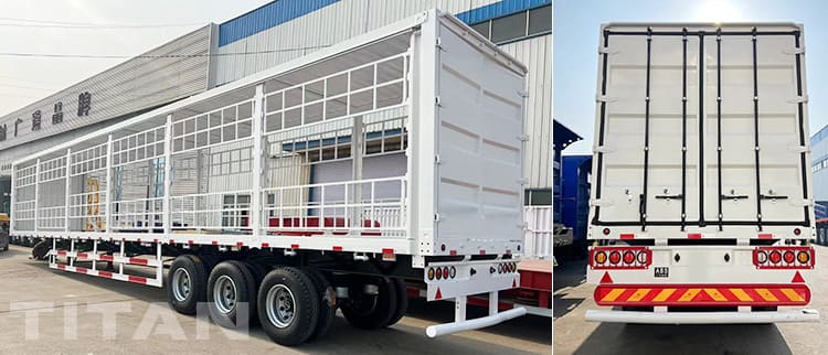 Tri Axle Side Curtain Trailer for Sale in Panama 
