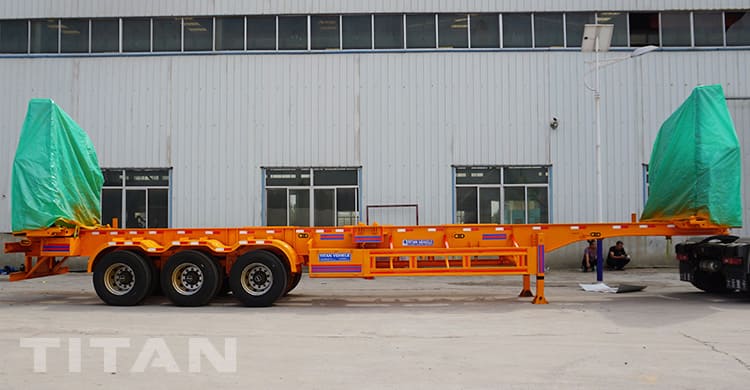 37 Ton 40 Foot Sidelifter Container Trailer for Sale in Ghana