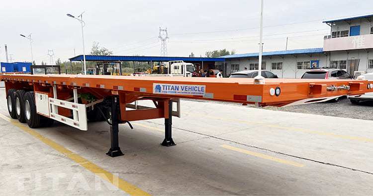 40Ft Flatbed Trailer 3 Axle for Sale in Senegal