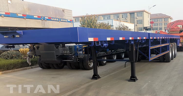 Tri Axle Strentch Flatbed Trailer for Sale in Nigeria