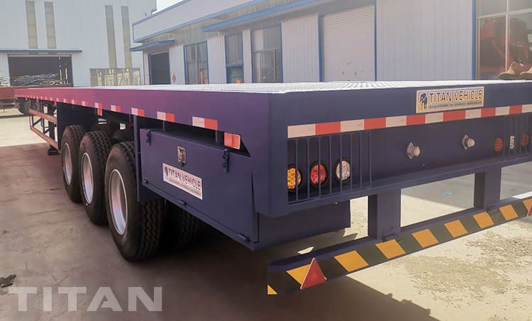 Tri Axle Strentch Flatbed Trailer for Sale in Nigeria