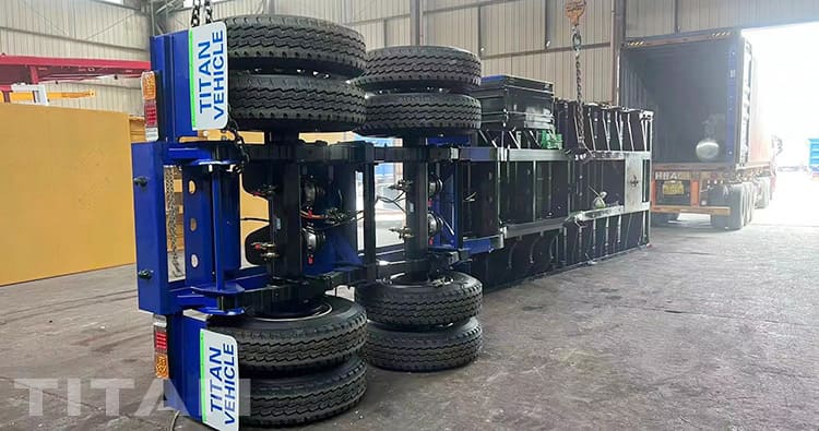 2 Axle 20Ft and 2 Axle 40Ft Flatbed Interlink Trailer for Sale in Malawi