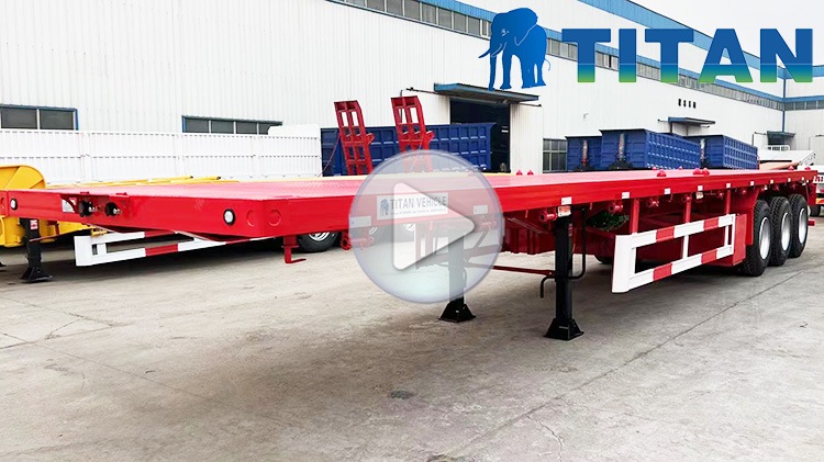 40Ft Flatbed Trailer 3 Axle for Sale in Mauritius