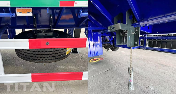 6 Wheeler 3 Axle Faltbed Truck Trailer for Sale in Kenya