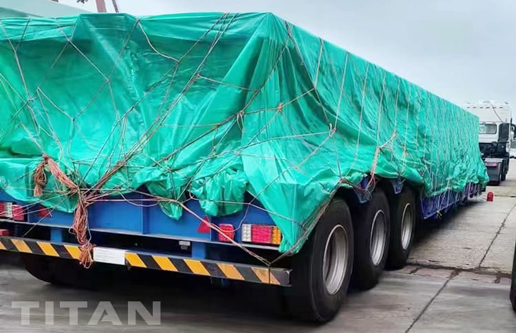 40Ft Tri Axle Flatbed Trailer and 3 Axle 60 Ton Detachable Gooseneck Trailer for Sale in Nigeria Lagos