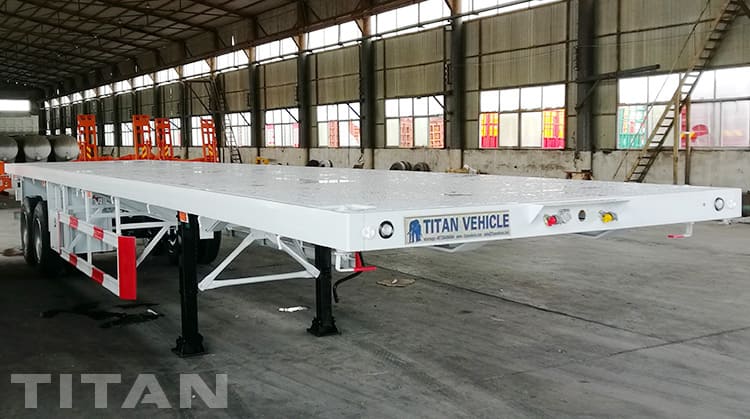 40 Foot Two Axle Flatbed Trailer for Sale in Congo