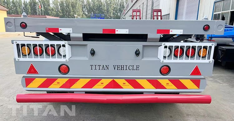 40 Feet 3 Axle Flatbed Semi Trailer for Sale in Ghana Accra