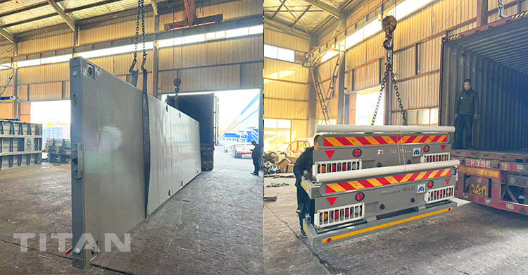 Tripple Axle Flat Bed Trailer Price for Sale in Jamaica