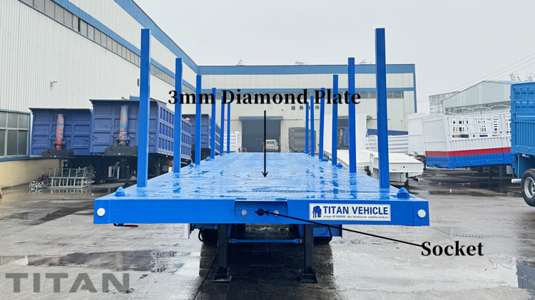3 Axle 40 Ft Flatbed Trailer for Sale Near Me in Philippines