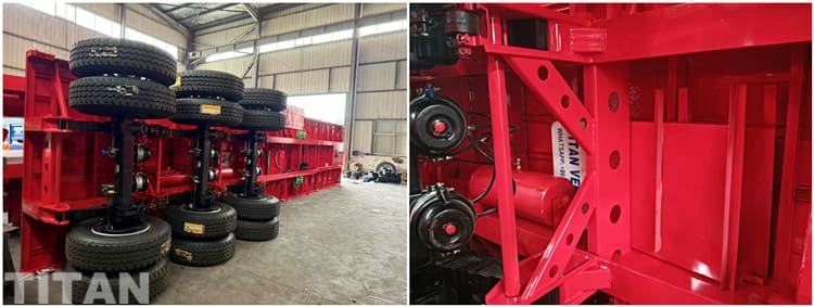 Tri Axle 40 Ft Flatbed Trailer for Sale in Ghana