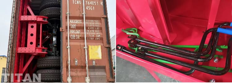 Tri Axle 40 Ft Flatbed Trailer for Sale in Ghana