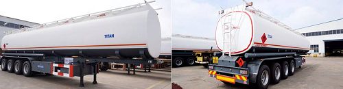4 Axle Fuel Tanker Trailer for Sale