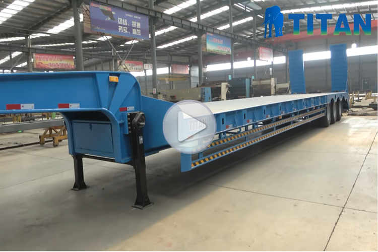 3 axle ton low bed trailer--usd 13800