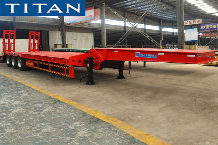3 axle 80 ton low bed trailer--usd 14500