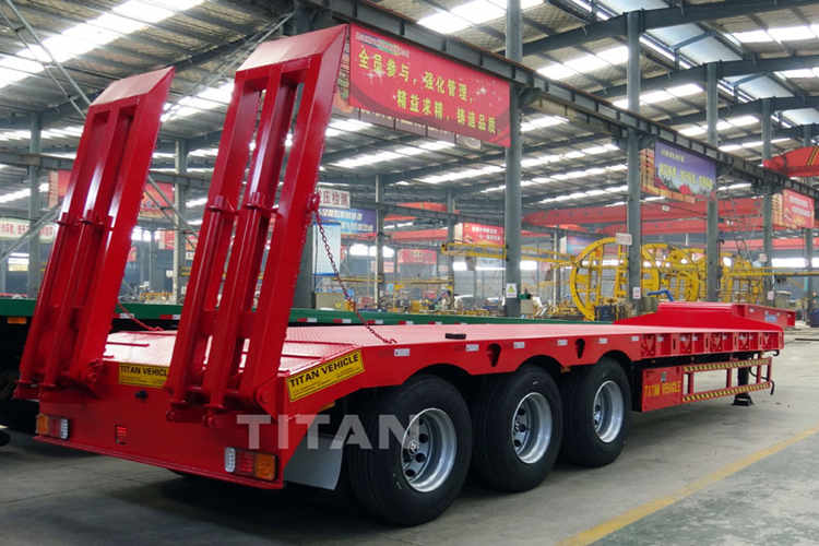 3 axle 80 ton low bed trailer-usd 14500