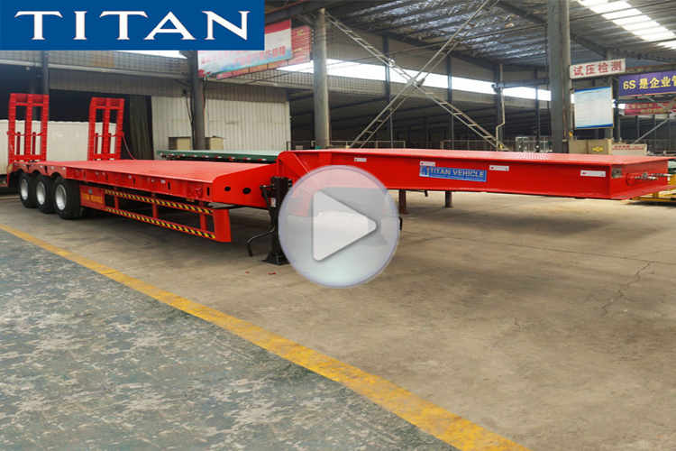 3 axle 80 ton low bed trailer--usd 14500