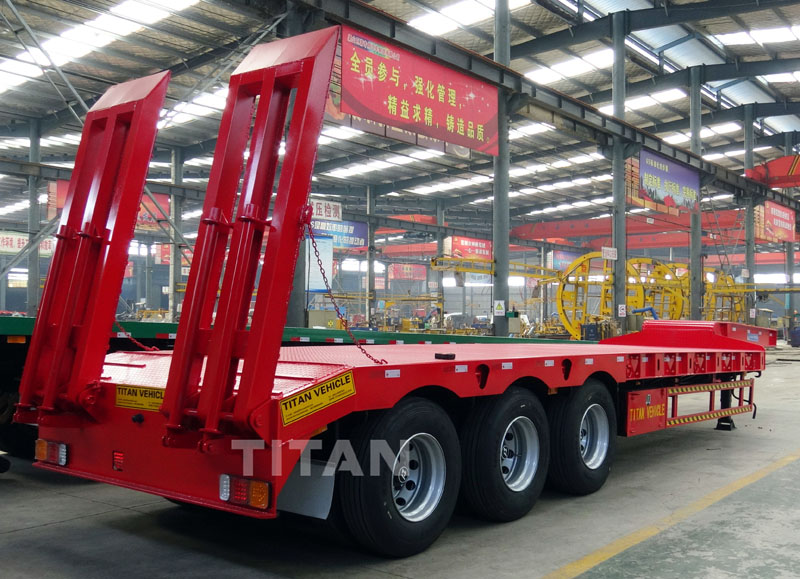 3 axle 60 ton low bed trailer--usd 13800