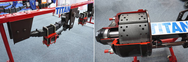 TITAN semi trailer spare parts