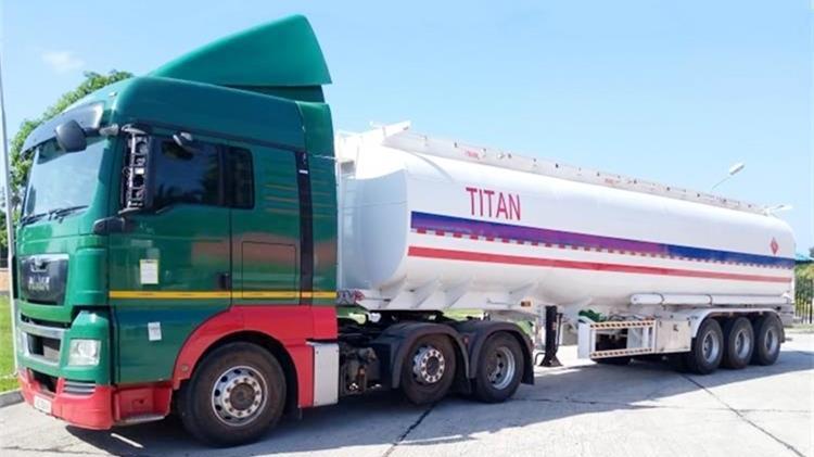 45000 Liters Fuel Tanker Trailer with 4 Compartment