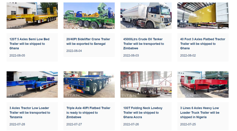 different types of semi trailer