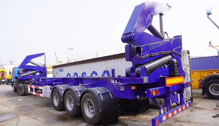 container side lifter trailer
