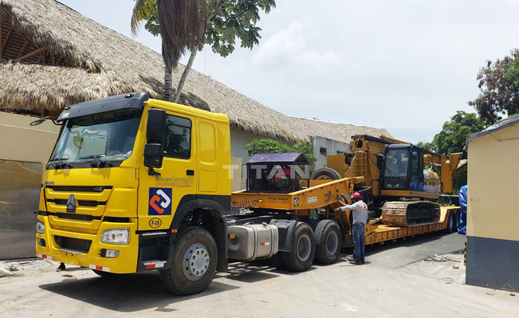 What is a lowboy trailer used for