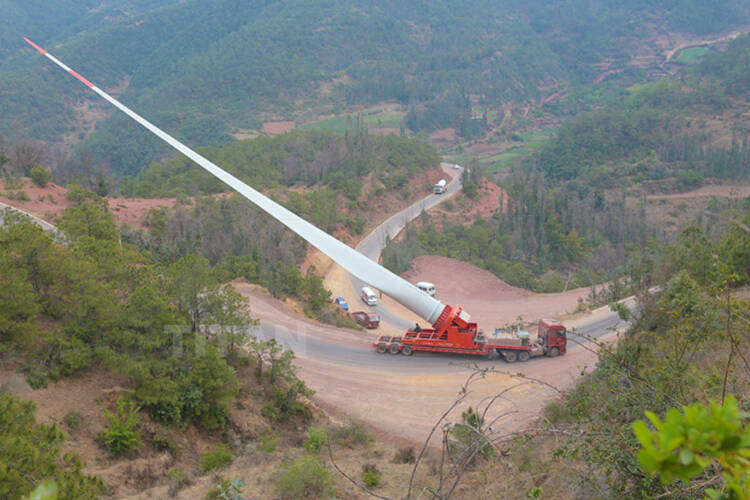 wind blade trailer