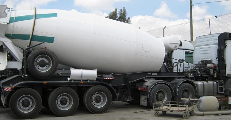 concrete cement trailer
