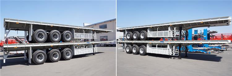 tri axle trailer packaging and shipping