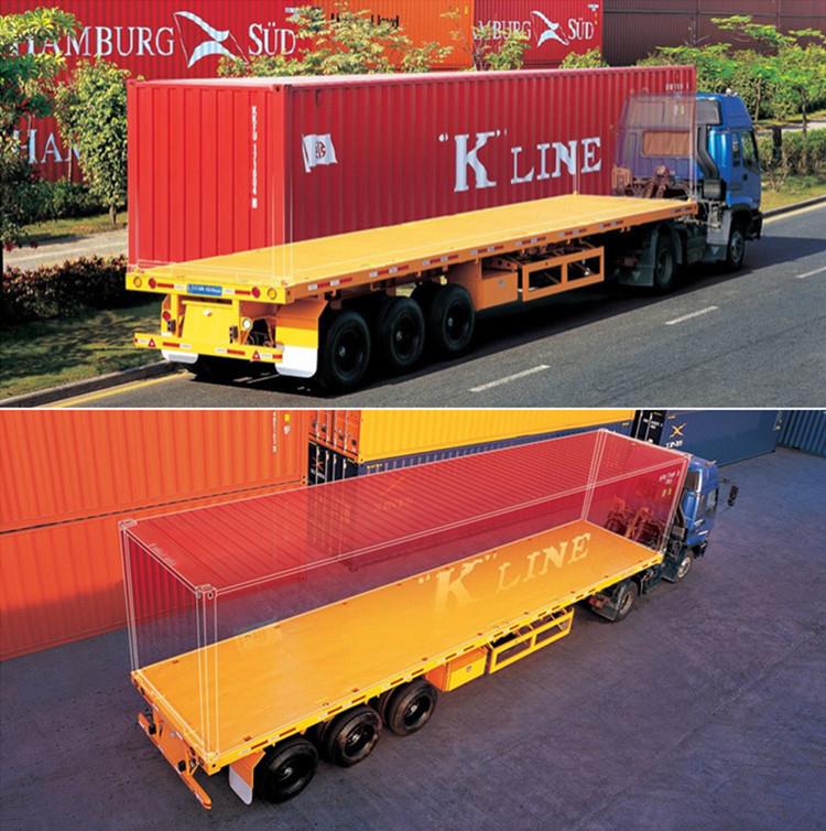 tri axle flatbed trailer3
