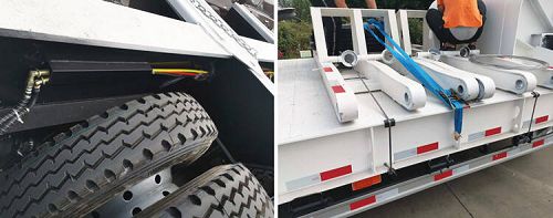 100Ton Low Loader Trailer - 2 Line 4 Axle Lowbed Truck Trailer for Sale