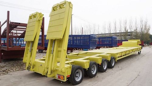Hydraulic 4 Line 8 Axle Low Bed Trailer for Sale near me in Zambia