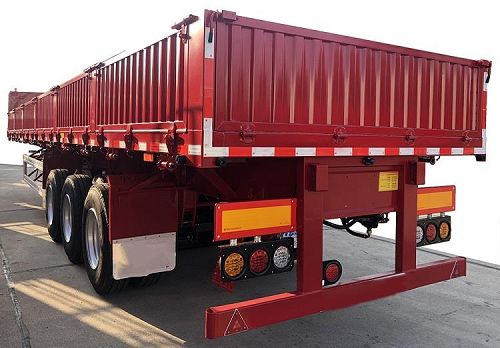Cost of Tri Axle 40 Ton Side Dump Trailers for Sale in Uganda