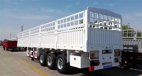 3 Axle Fence Semi Trailer for Sale in Sudan - TITAN Vehicle
