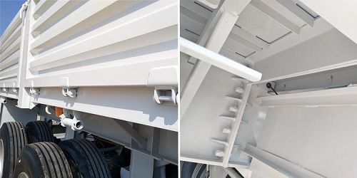 Tri Axle Side Wall Trailer for Grain Transport in Zambia